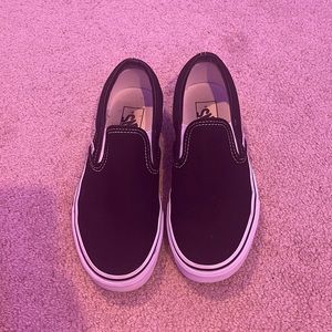 black slip on vans